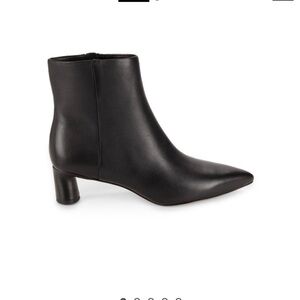 Vince 41mm Black leather Ankle Booties